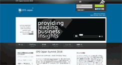 Desktop Screenshot of cfojapansummit.com